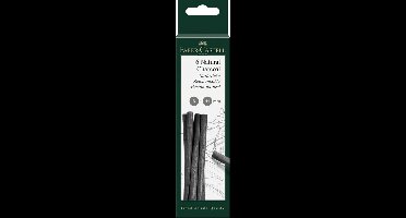 Faber Castell Houtskool Pitt Monochrome - 6-11 mm op blister