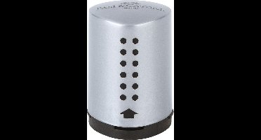 Faber Castell puntenslijper GRIP 2001 mini zilver