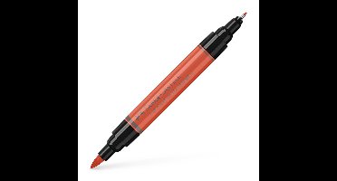 Faber Castell Tekenstift Pitt Artist Pen duo marker - 118 scharlakenrood