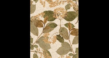Noordwand Herbarium Behang met bladeren en bloemen - HE27231