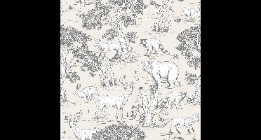 Noordwand Kids Walls Behang met bosdiertjes - 45809