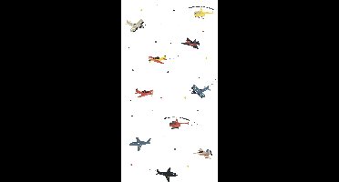 Noordwand Kids Walls Behang met vliegtuigen en helikopters - 45819