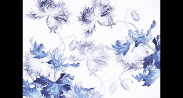 Noordwand Komar Colours Fotobehang Blue Silhouettes - X7-1093