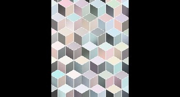 Noordwand Komar Pure Fotobehang Cubes Pastel - P027-VD2