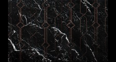 Noordwand Komar Pure Fotobehang Marble Black - P040-VD4