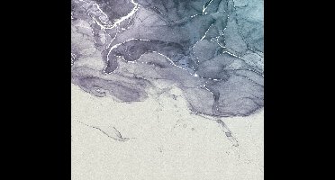 Noordwand Komar Raw Fotobehang Ink Blue Fluid - R3-024