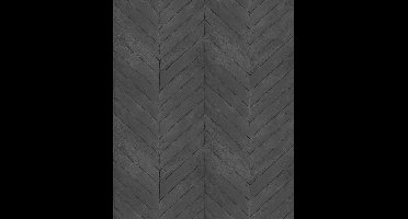 Galerie Natural FX 2 Behang met houten visgraat planken - G67996