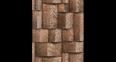 Marburg Timber Behang met 3d effect - 35399