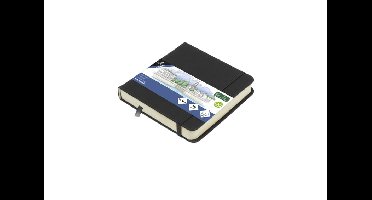 Kangaro Schetsboek - Zwart - Hardcover - 80 vellen - 140g - Roomwit Papier met Elastiek en Lint