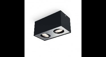 Philips Spot Box 2 lichts zwart