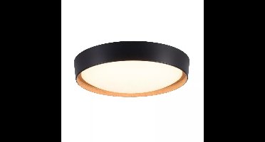 Paul Neuhaus Plafondlamp Emilia Ø 40 cm DIM hout zwart