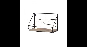 Paul Neuhaus Wandlamp LED plank L 30 cm bruin zwart