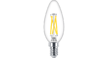 Philips LED E14 kaars 25-2.5 Watt Philips warmglow filament DIM