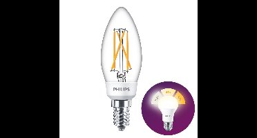 Philips LED E14 kaars 5 Watt Philips SceneSwitch filament DIM