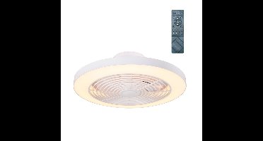 CristalRecord Plafondventilator Moli WIFI Ø 50 cm RGB wit