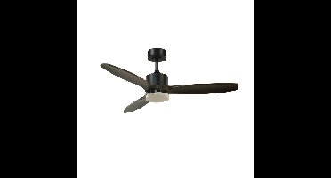 CristalRecord Plafondventilator Terre Ø 107 cm hout zwart