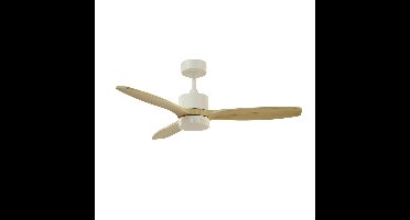 CristalRecord Plafondventilator Terre Ø 107 cm hout wit