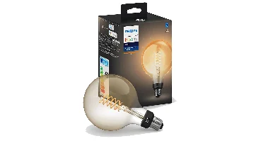 Philips HUE Lichtbron E27 Filament G125 White