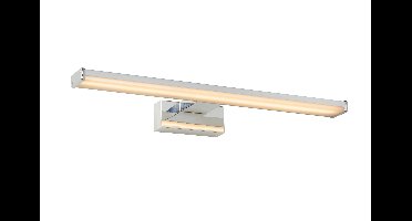 Lucide ONNO - Spiegellamp Badkamer - LED - 1x8W 3000K - IP44 - Mat chroom