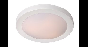 Lucide FRESH - Plafonnière Badkamer - Ø 27 cm - 1xE27 - IP44 - Wit