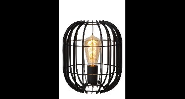 Lucide REDA - Tafellamp - Ø 22 cm - 1xE27 - Zwart