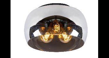 Lucide OLIVIA - Plafonnière - Ø 40 cm - 3xE27 - Fumé
