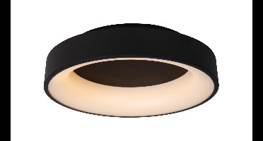 Lucide MIRAGE - Plafonnière - Ø 45 cm - LED Dimb. - 1x33W 2700K - Zwart