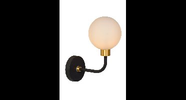 Lucide BEREND - Wandlamp Badkamer - 1xG9 - IP44 - Zwart