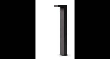 Lucide TEXAS - Sokkellamp - LED - 1x7W 3000K - IP54 - Antraciet
