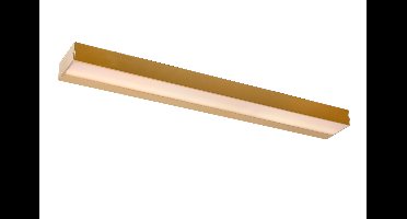 Lucide ALEXA - Wandlamp Badkamer - LED - 1x8W 2700K - IP44 - Mat Goud / Messing