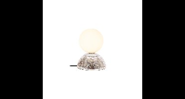Lucide GLITZER - Tafellamp - Ø 14 cm - 1xG9 - Zilver | Essential