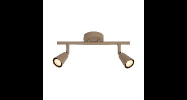 Lucide TIANA - Wandspot / Wandlamp - 2xGU10 - Taupe | Essential