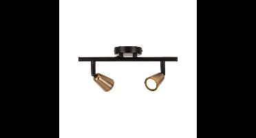 Lucide TIANA - Wandspot / Wandlamp - 2xGU10 - Champagne kleur | Essential
