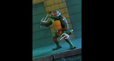 NECA Teenage Mutant Ninja Turtles (Cartoon) Action Figure Ultimate Raphael VHS 18 cm
