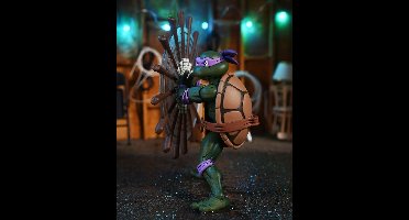 NECA Teenage Mutant Ninja Turtles (Cartoon) Action Figure Ultimate Donatello VHS 18 cm