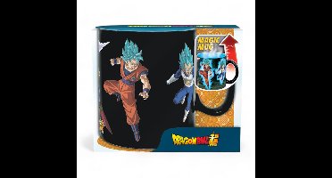 Abysse Corp DRAGON BALL SUPER - Mug Heat Change - 460 ml SaiyansvsBlack