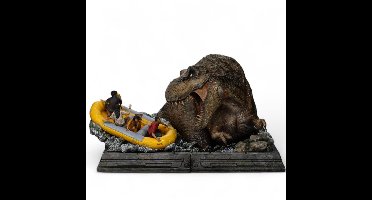Iron Studios Jurassic World: Rebirth Demi Art Scale Statue 1/20 T-Rex River Attack
