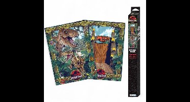 GB eye JURASSIC PARK - Set 2 Posters 52x38 - Gates and Biodiversity