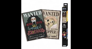 GB eye ONE PIECE - Set 2 Posters Chibi 52x38 - Wanted Chopper & Brook