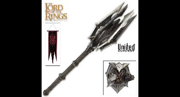 United Cutlery The Lord of the Rings – Sauron’s Mace & One Ring Red Eye Edition with War Banner