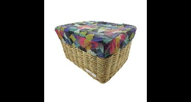 Box L Colored Triangles voor fietsmand of fietskrat