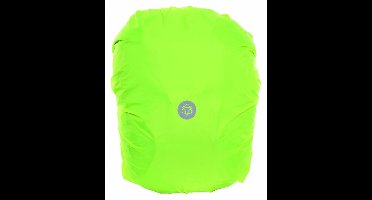 Regenhoes Essentials Neon Geel L voor achtertas