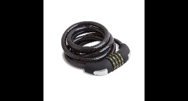 Cijfer-kabelslot 180 CM Zwart