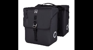 Dubbele Tas Roubaix 28L Zwart