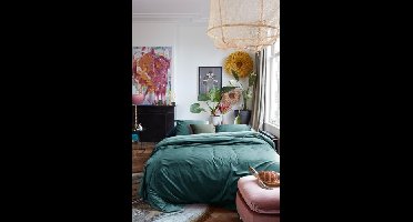 At Home At Home by Beddinghouse Tender dekbedovertrek Green 240x200/220