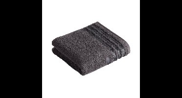 Vossen Vossen Handdoek Cult de Luxe 7660 Graphit 50x100