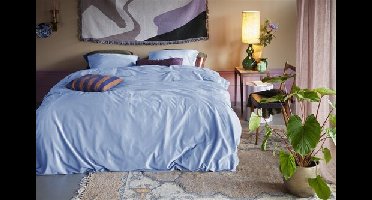 At Home At home by Beddinghouse Dekbedovertrek Tender Mid Blue 240x200/220 cm