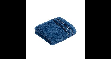 Vossen Vossen Gastendoekje Cult de Luxe 4690 Donker Blauw 30x50