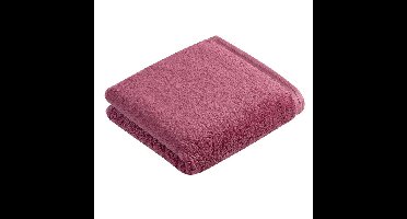 Vossen Vossen handdoek Vegan Life blackberry 50x100