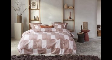 VT wonen VTwonen dekbedovertrek Check Mate Terra 240x200/220
